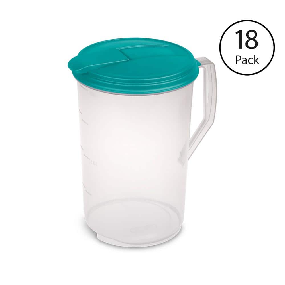 Water Pitcher, Tea Pitcher with Lid, Drink Container, Pitchers Beverage  Pitchers, Juice Containers With Lids For Fridge, Plastic Pitchers, Ice Tea  Pitcher For Fridge 