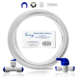 External Compatible Water Filter Replacement 10M 1/4" Hose Connection Kit 