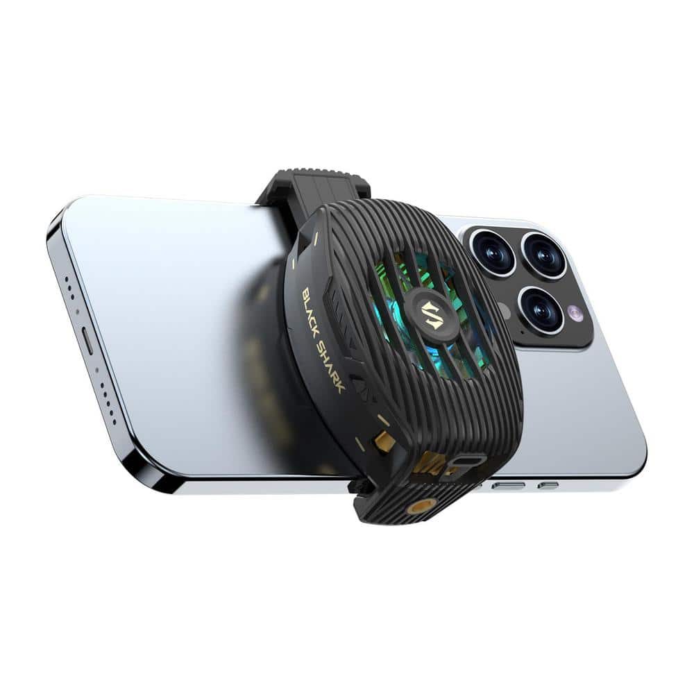 Lightweight Quiet Fan Phone Cooler Wired Mobile Phone Cooling Fan with RGB 