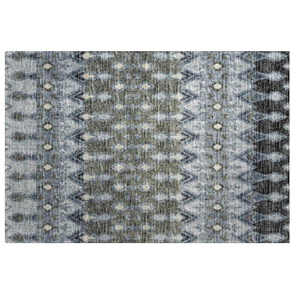 Dream Shag Premium Machine Washable Abstract ADS72 Moody 2 ft. x 3 ft. Accent Rug