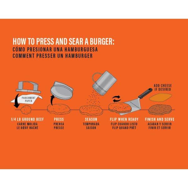 Details about   New Blackstone Griddle Burger Press 5085 