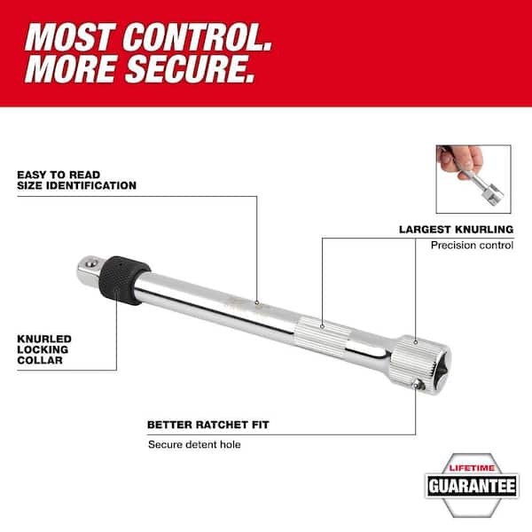 1/2" Drive 10" Locking Extension