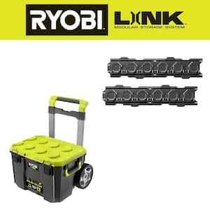 LINK Rolling Tool Box w/ Wall Rail (2-Pack)