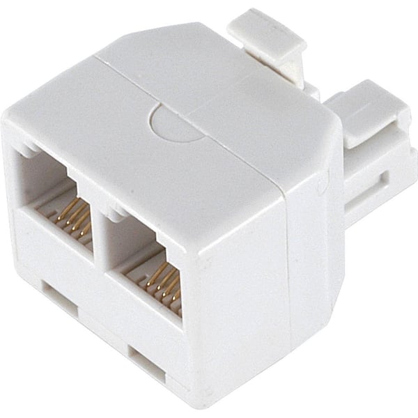 is there Cable car crisis Power Gear 2-Way 4-Conductor Phone Splitter, White 76191 - The Home Depot
