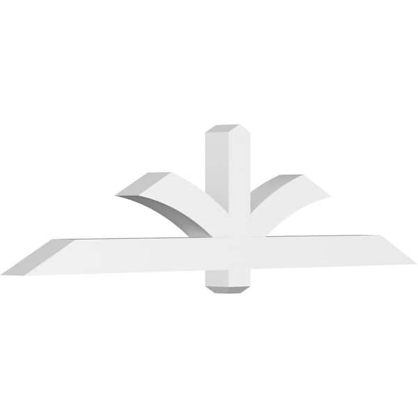Ekena Millwork Redmond 72 in. W x 18 in. H x 4 in. D Signature Polyurethane Bracket