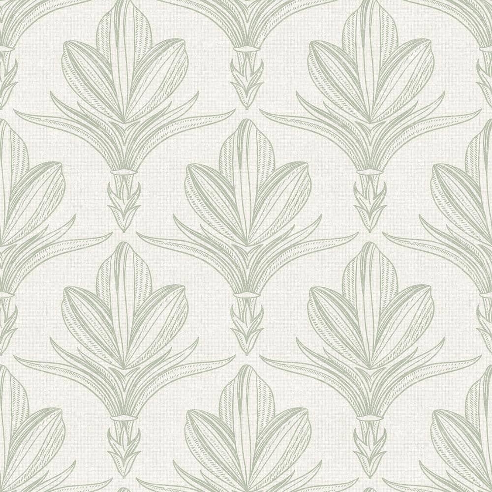 Green Larkyn Peel and Stick Wallpaper Sample price history on PriceWatchPro