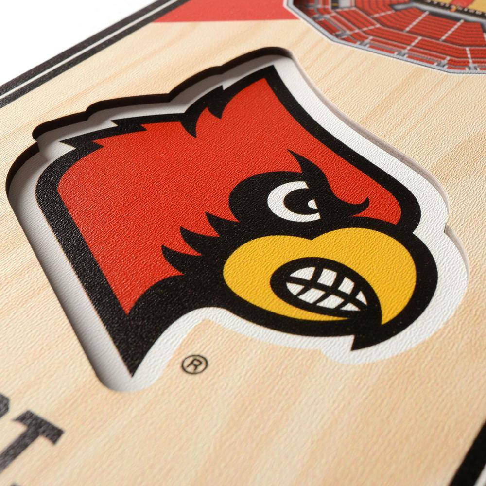 Buy NCAA Louisville Cardinals 6 in. x 19 in. 3D Stadium Banner-KFC Yum ...