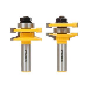 thumbnail image 2 of Yonico 50-Piece Professional Router Bit Set - 1/2-Inch Shank, C3 Carbide Tipped (Model 17502) 2 of 6