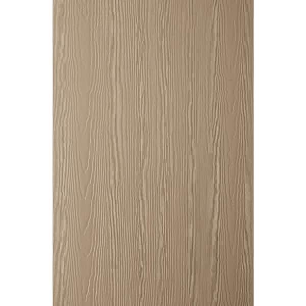 Hardie Panel HZ5 48 in. x 96 in. Statement Collection Khaki Brown Cedarmill Fiber Cement Panel Siding
