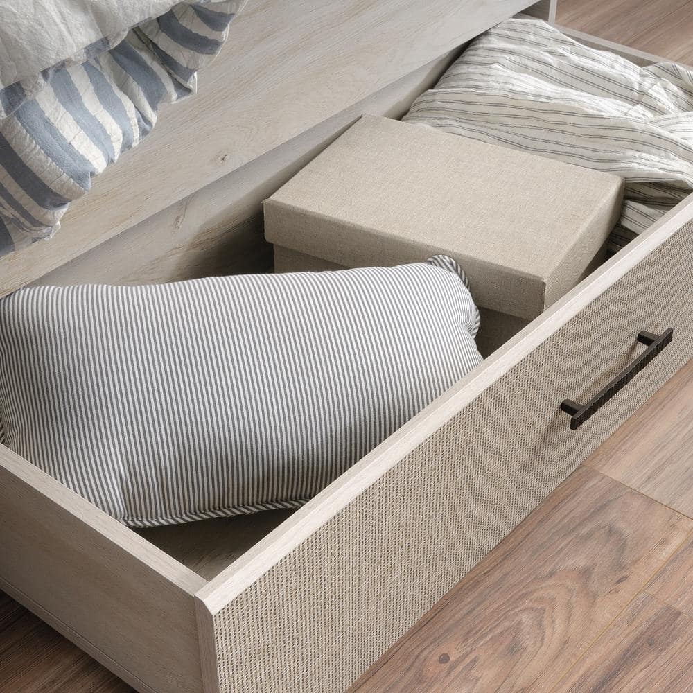 Chalked Chestnut Twin Daybed with Storage Drawers and Casters