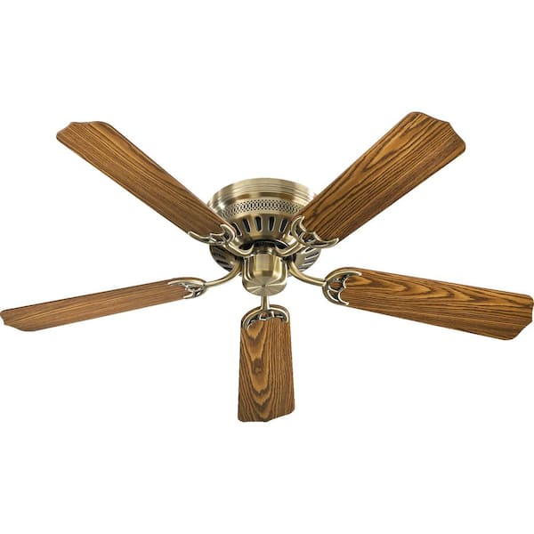 Quorum International Custom Hugger 52 in. Indoor Antique Brass Ceiling Fan