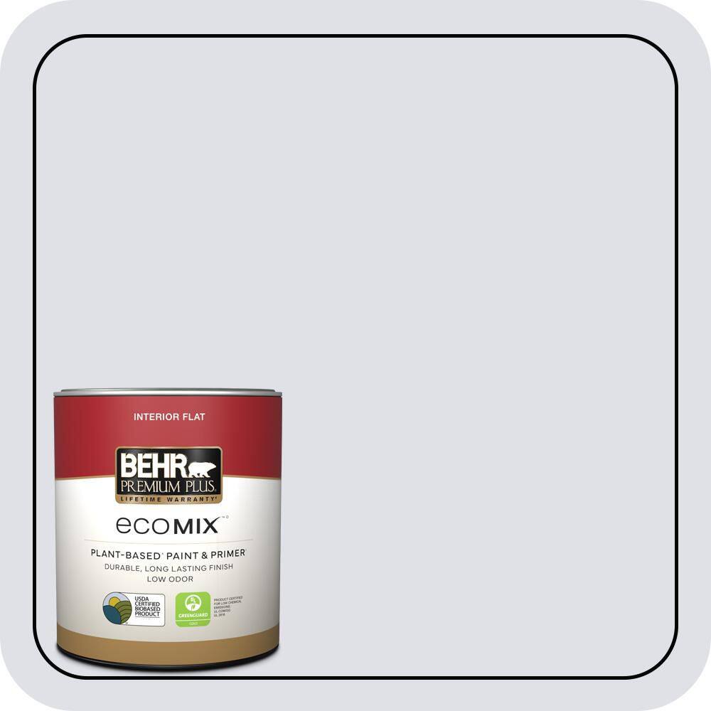 1 qt. #640E-2 Lilac Champagne Flat EcoMix Plant-Based Interior Paint & Primer price history on PriceWatchPro