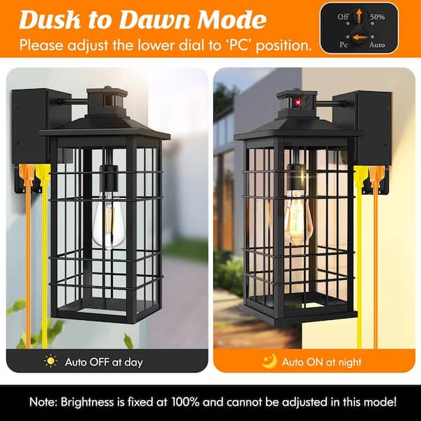 Nordic Hygge 2-pack 18 in. Large Motion Sensor Outdoor Light