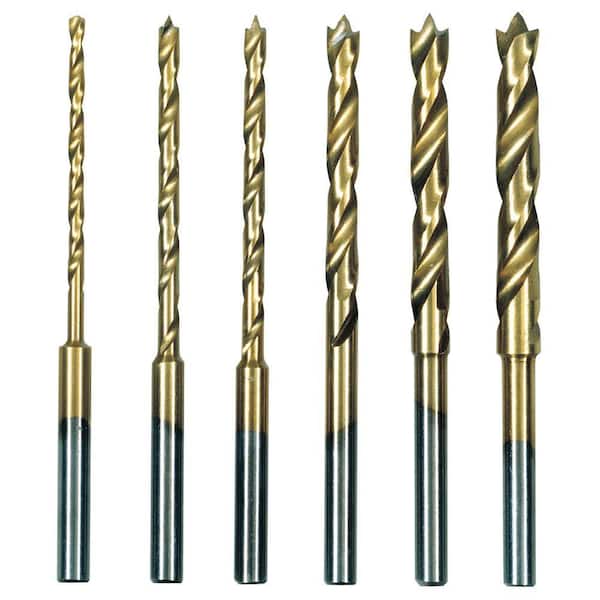 Proxxon High Speed Steel Twist Drill Set With Centering Spike (6-Piece)