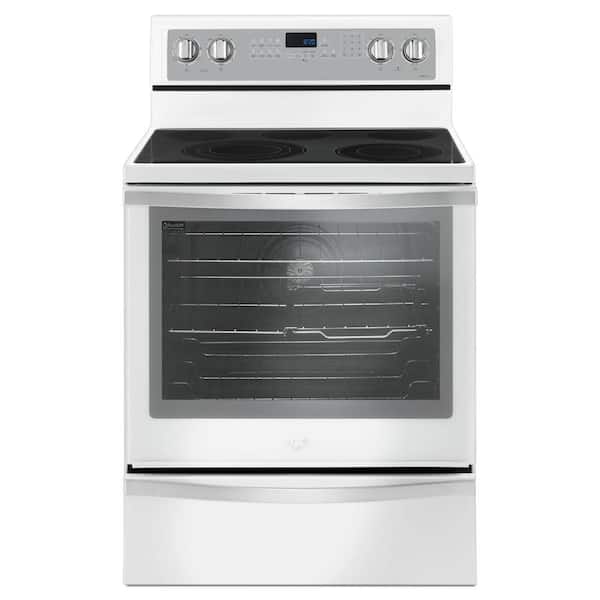 Whirlpool 6.4 cu. ft. Freestanding Electric Range with True Convection in White Ice