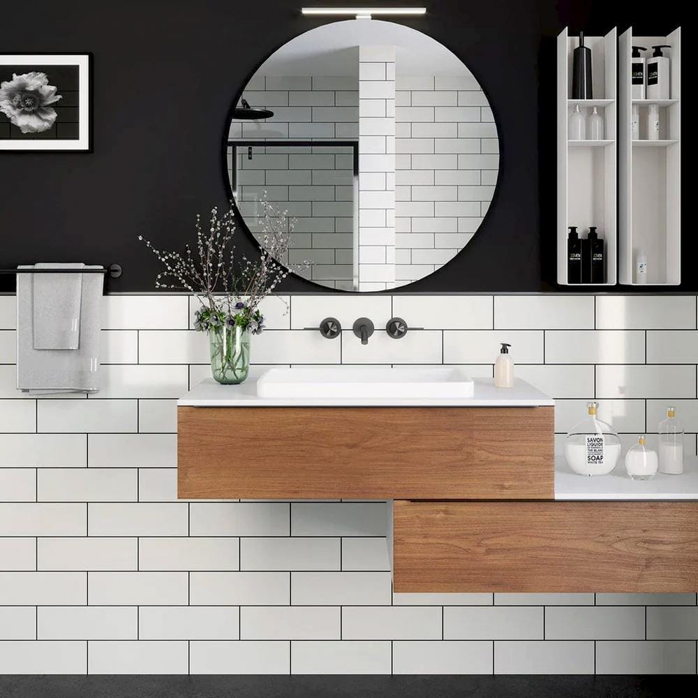Metro 4 In. X 12 In. Ceramic Subway Wall Tile (10.4 Sq Ft/Case) - 34 Pack