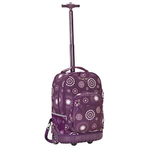 Sedan 19 in. Rolling Backpack, Purplepearl