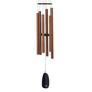 Signature Collection Windsinger Wind Chimes of Athena 44 in. Bronze Outdoor Patio Home Garden Decor WWSZ