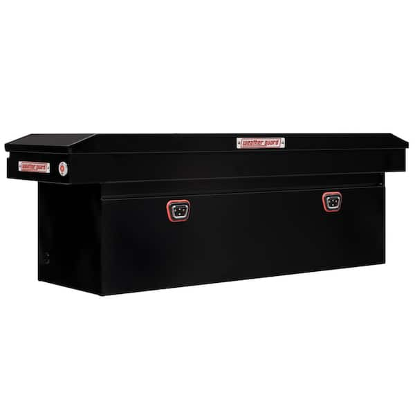 Weather Guard 72 In Gloss Black Steel Full Size Deep Crossover Truck Tool Box 128 5 04 The 0224