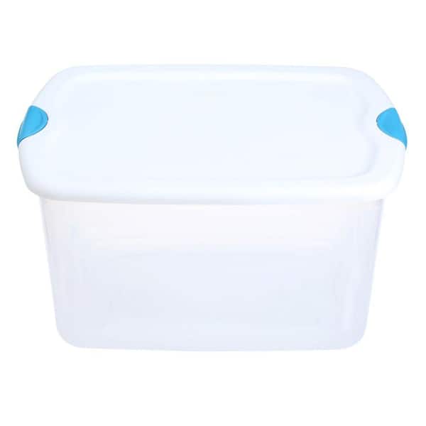 Sterilite 66 Quart Clear Plastic Latching Handle Storage Container Tote, 12  Pack, 12pk - Kroger