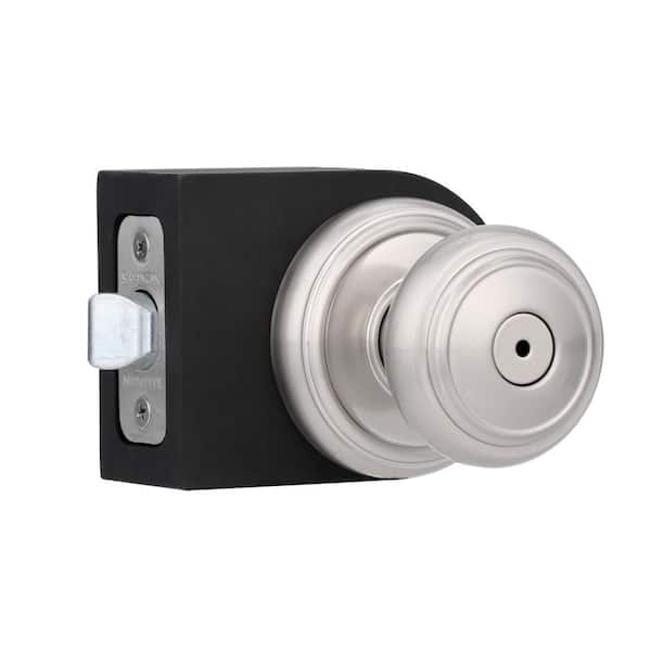 Prestige Alcott Satin Nickel Bed/Bath Door Knob (4-Pack) Prestige Alcott Satin Nickel Bed/Bath Door Knob (4-Pack)