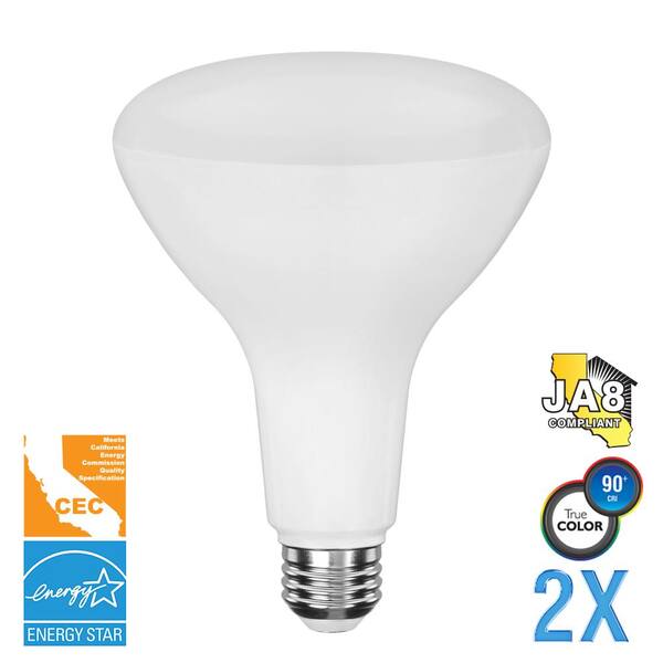 Euri Lighting 80-Watt Equivalent BR40 Dimmable LED Light Bulb