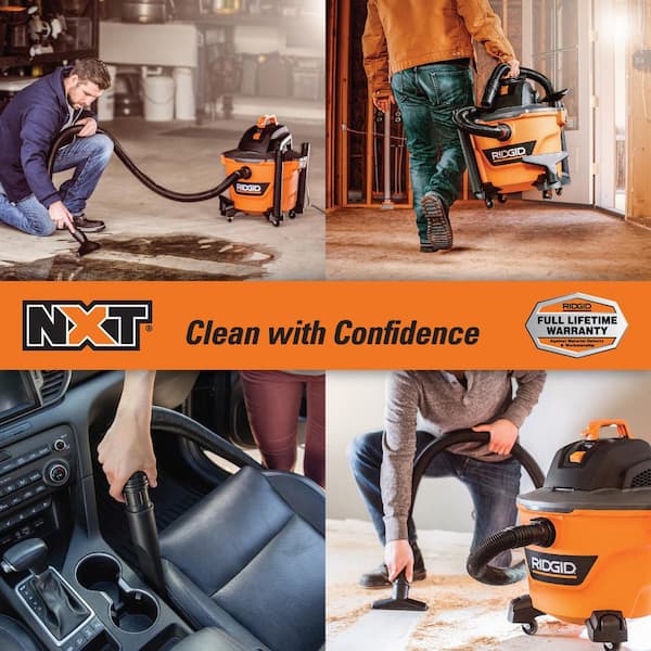 9 Gal. 4.25 Peak HP NXT Shop Vacuum Wet Dry Vac with General Debris Filter, Hose, Wands and 4-Accessories HD0900C