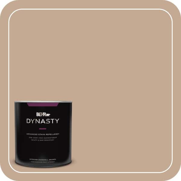 BEHR DYNASTY 1 qt. #MQ2-40 French Pastry One-Coat Hide Eggshell Enamel Interior Stain-Blocking Paint and Primer