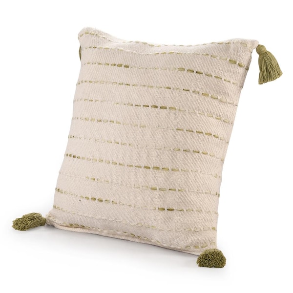 Down-Filled Throw Pillows - Natural Tones Set 3 – English Country Home