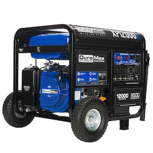 DUROMAX 7,500-Watt/6,500-Watt 274 cc Electric Start Gas Portable Home ...