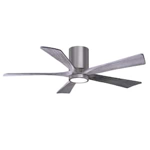 Irene-5HLK 52 in. Integrated LED Indoor/Outdoor Pewter Ceiling Fan with Remote and Wall Control Included