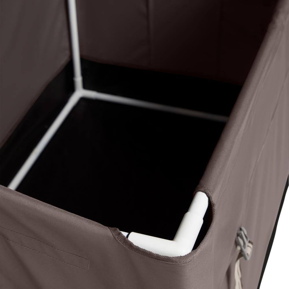 Ravenna 85 Gallon Taupe Weatherproof Outdoor Deck Box