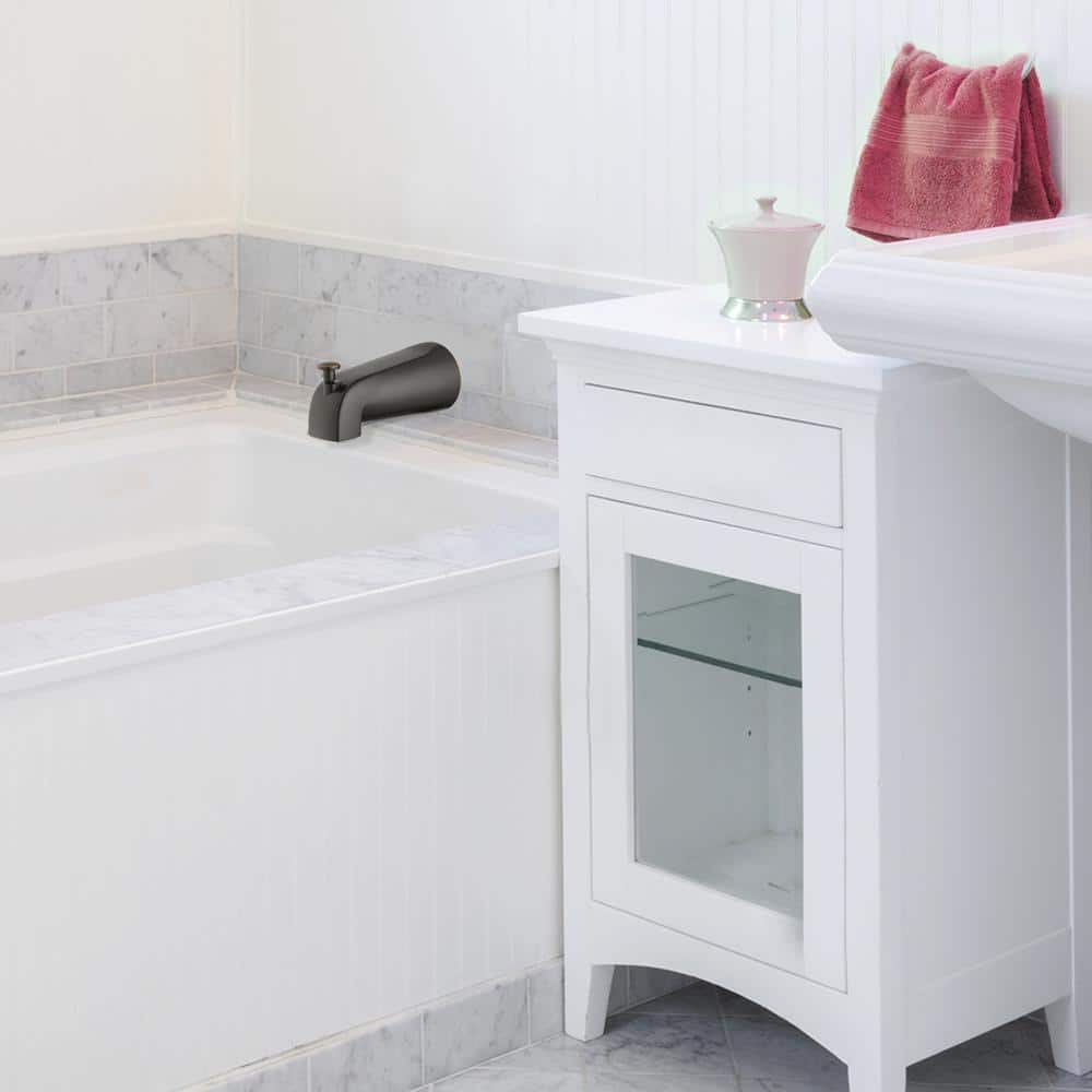 Elegant Oil Rubbed Bronze Universal Tub Spout with Diverter