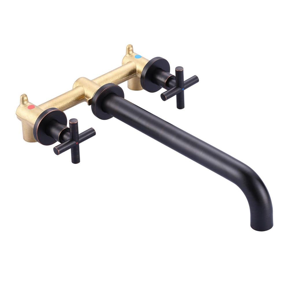 2-Handle Wall Mount Roman Tub Faucet in Oil Rubbed Bronze (Valve Included) price history on PriceWatchPro