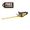 DEWALT 20V MAX 22 in. Cordless Battery Powered Hedge Trimmer (Tool Only) DCHT821B