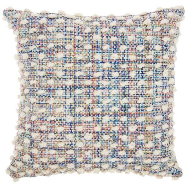 Mina Victory Multicolor 18 in. x 18 in. Indoor/Outdoor Throw Pillow