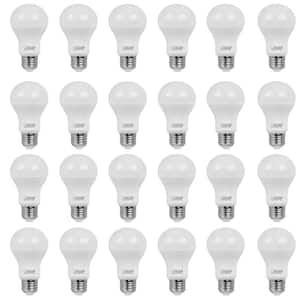 60-Watt Equivalent A19 Non-Dimmable General Purpose E26 Medium Base LED Light Bulb, 5000K Daylight (24-Pack)