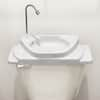 SINKOLOGY SinkPositive GreenFlow Toilet Tank Sink in Crisp White ...