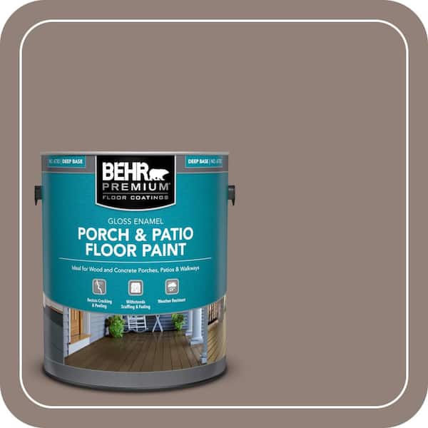 1 gal. #BNC-22 Chocolate Chiffon Gloss Enamel Interior/Exterior Porch and Patio Floor Paint