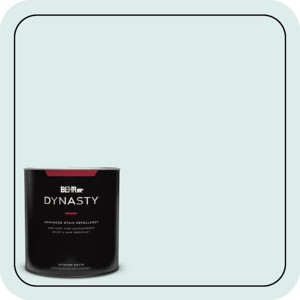 BEHR DYNASTY 1 qt. #510E-1 Ice Folly Matte Interior Stain-Blocking Paint & Primer