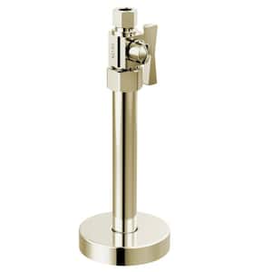 7.56 in. L Polished Nickel Straight Supply Stop Valve