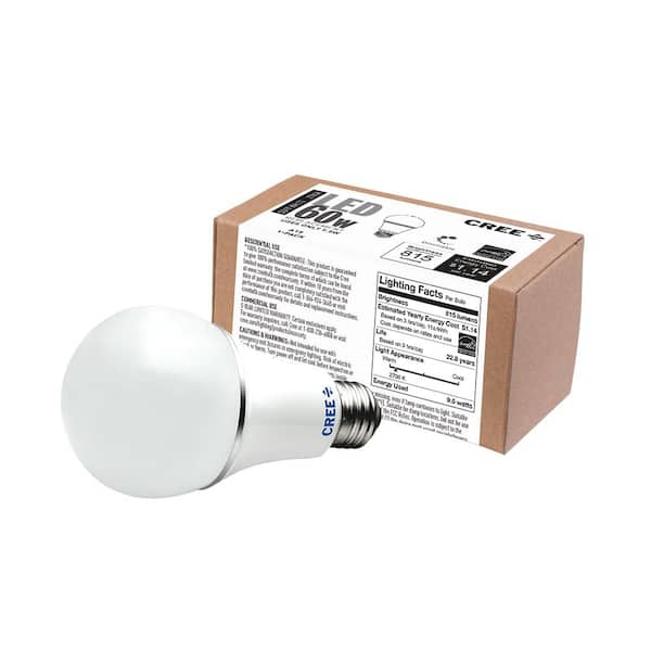 4-Pack Dimmable Light Bulb Cree SA19-08127MDFD-12DE26-1-14 FBA_SA19-08127MDFD-12DE26-1-14 LED 60W Replacement A19 Soft White 2700K Piece 4-Pack Dimmable Light Bulb Cree SA19-08127MDFD-12DE26-1-14 FBA_SA19-08127MDFD-12DE26-1-14 LED 60W Replacement A19 Soft White 2700K Piece