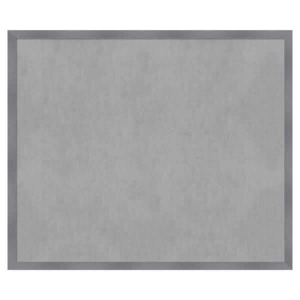 Amanti Art Edwin Grey 50 in. x 42 in. Framed Magnetic Board