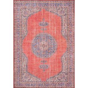 Afshar AFS12 Red 5 ft. x 8 ft. Area Rug