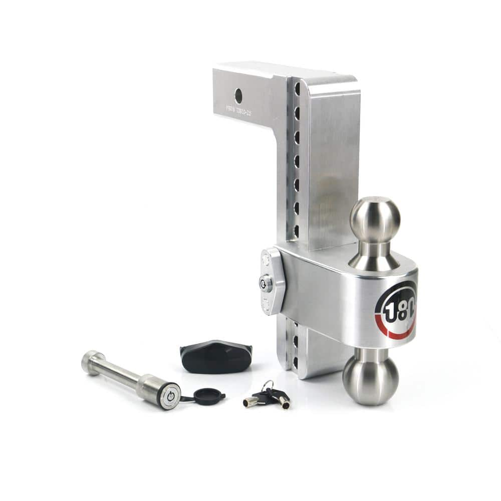 Weigh Safe 180 HITCH LTB10-2.5-KA 10 in. Drop Hitch, 2.5 in. Receiver ...