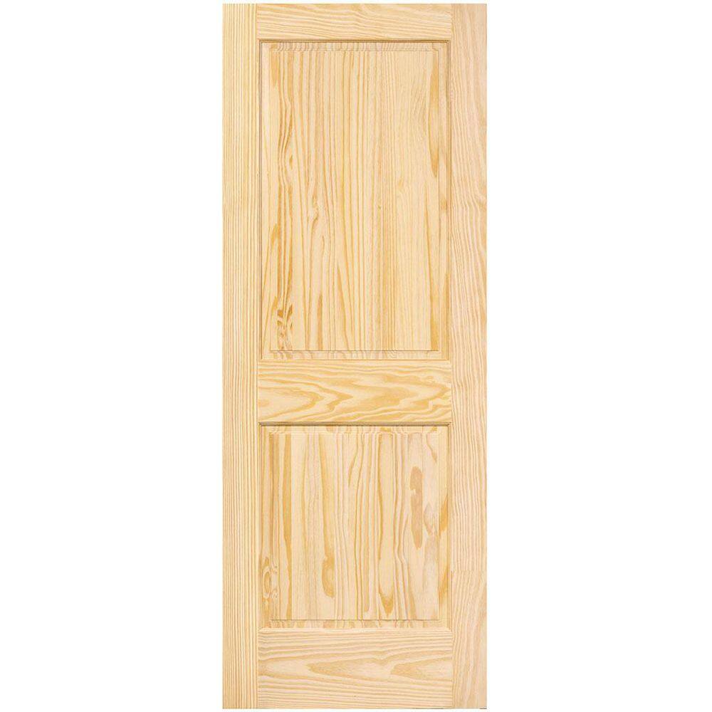 80 in. H x 32 in. W 2-Panel Double Hip Colonial Unfinished Pine Slab with Jamb Kit price history on PriceWatchPro