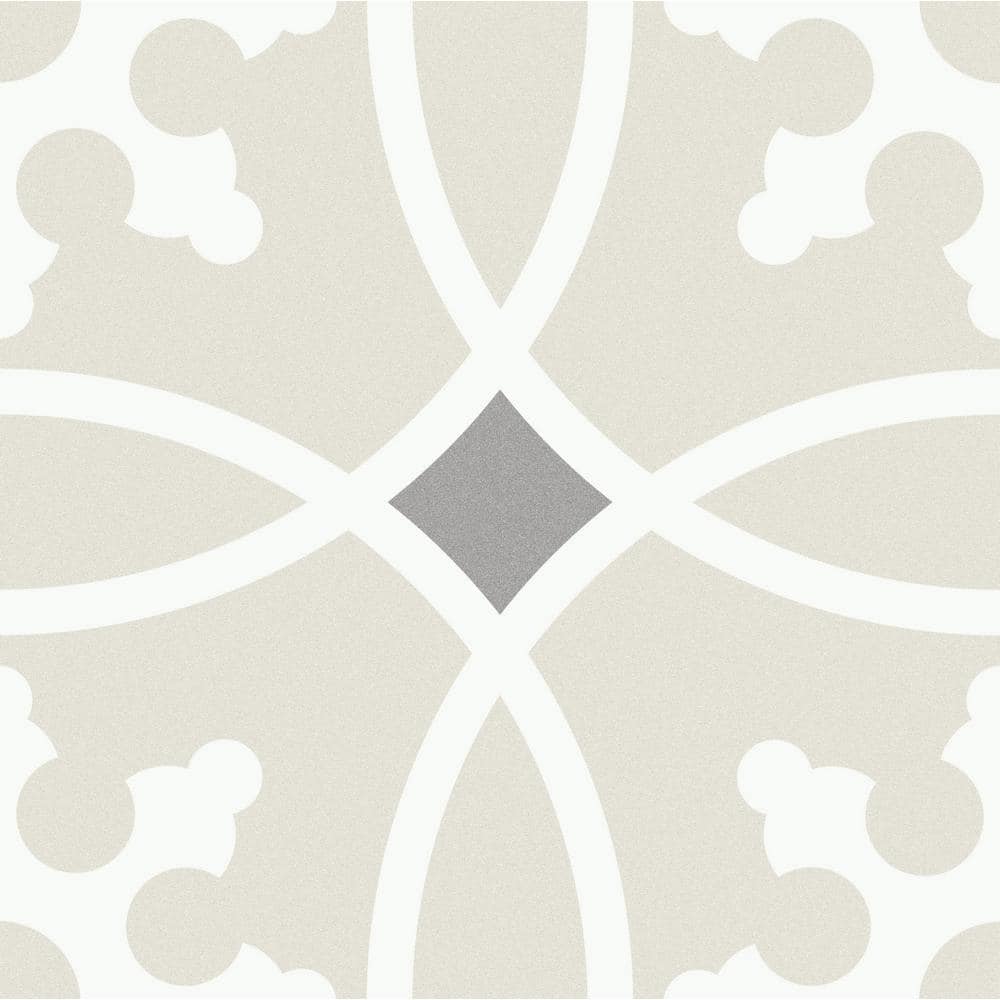 EMSER TILE Design Diagram 9.09 in. x 9.09 in. Porcelain Floor and Wall ...