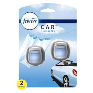 0.06 oz. Linen and Sky Car Vent Clip Air Freshener (2-Pack)