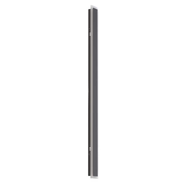 1-Light 43 in. 30W Matte Black Modern LED Outdoor Wall Light, Waterproof Porch Lantern 3000K/6000K for Garden