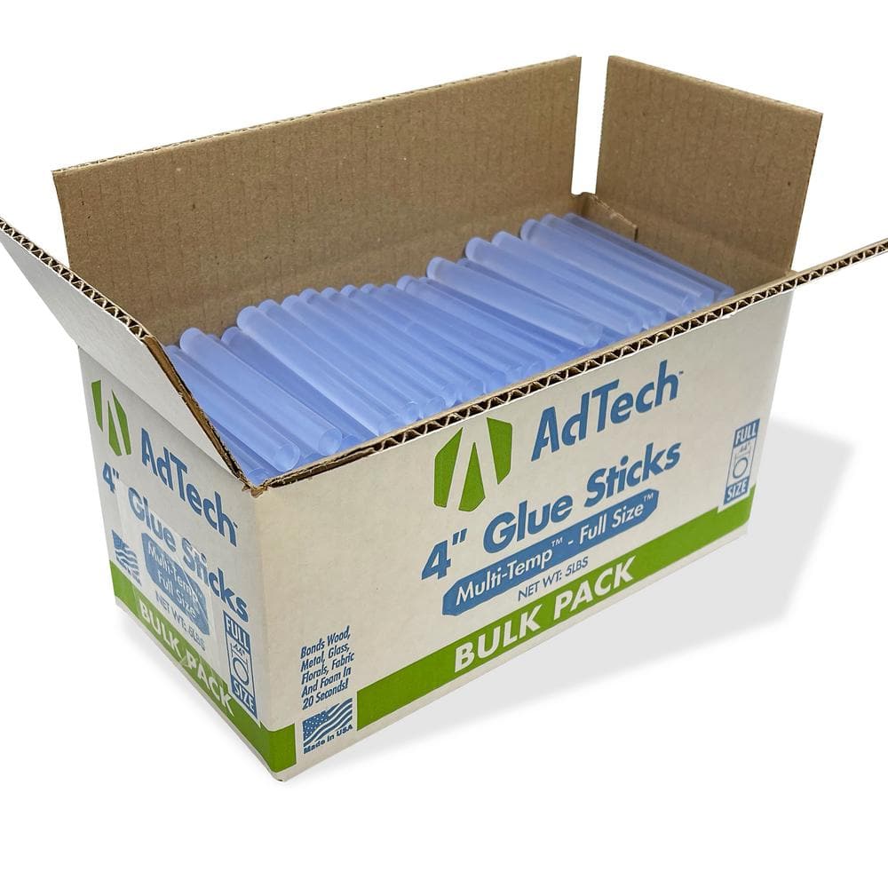  Full Size Hot Glue Sticks Bulk,60-Pack, 6” x .44